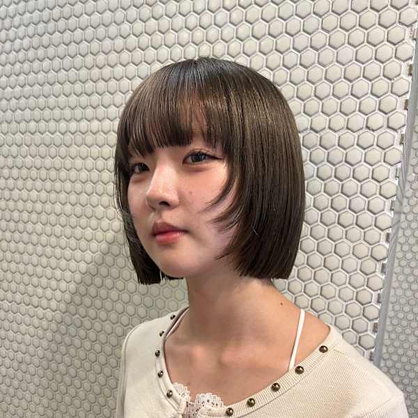 ミニボブ×フェイスレイヤー