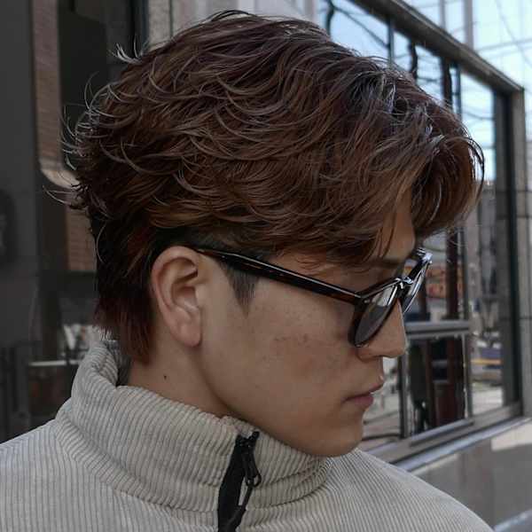 フェザーパーマ|LOUWE by fifth立川北口［メンズサロン]