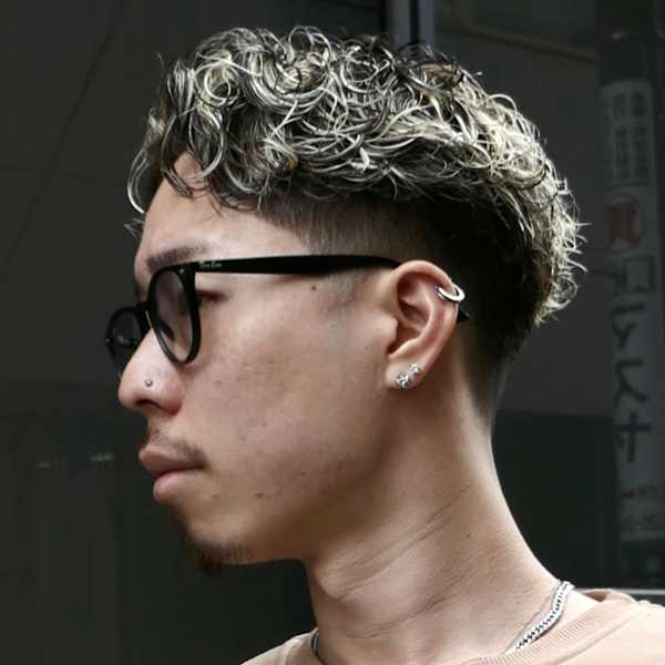 ラルフカール　メッシュ　スキンフェード|LOUWE by fifth立川北口［メンズサロン]