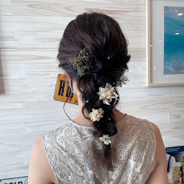 .20代・30代・40代似合う小顔ヘアアレンジ♪二次会ブライ