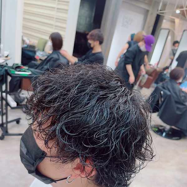 爽やかツーブロック刈り上げ束感アップバング