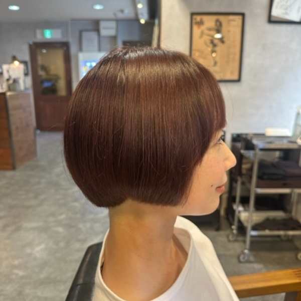 髪質改善トリートメント　ミニボブ