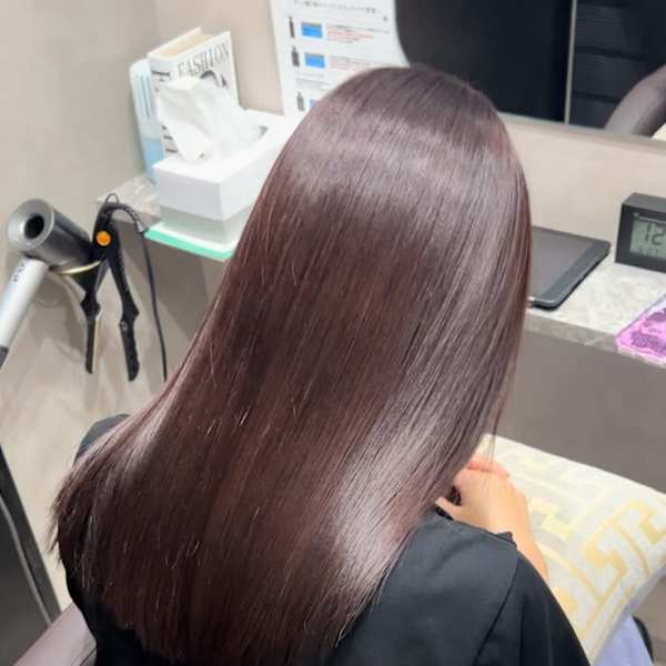 髪質改善ストレート&極艶ブラウンカラー/大通駅個室サロン|【全席半個室サロン】髪質改善N° sopo 札幌/share salon JAM札幌