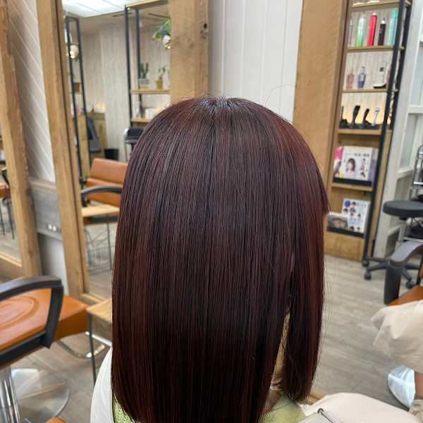 艶髪酸性ストレート×美髪髪質改善トリートメント渋谷