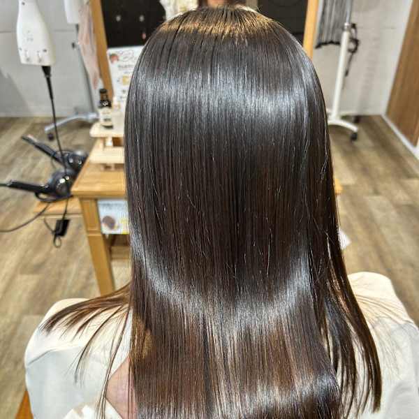髪質改善×ストレート