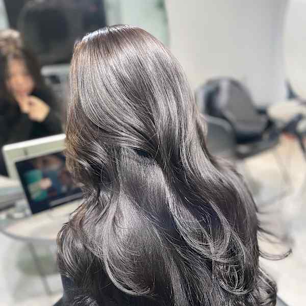 【HIROMI指名】ダークグレージュ/透明感溢れる色