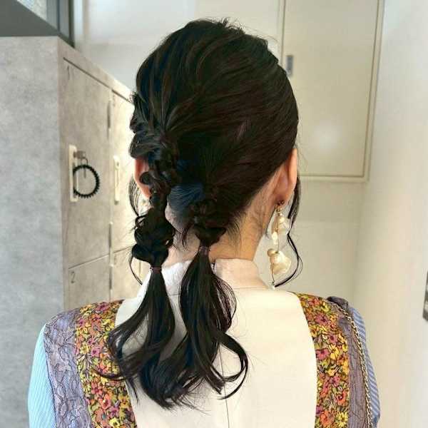 【Nanaka】ミディアムでもできる編み下ろし