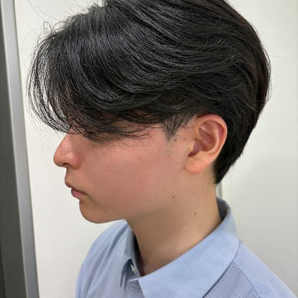 黄金比ヘア! 毛流れセンターパート