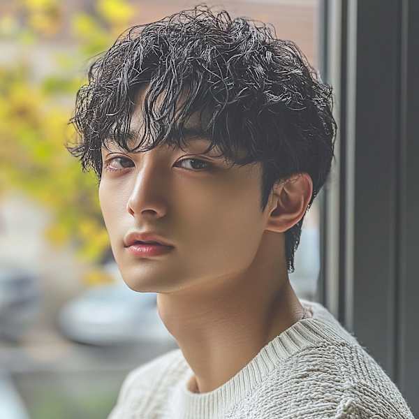 メンズニュアンスパーマ|個室美容室 ディアローグ瑞江店