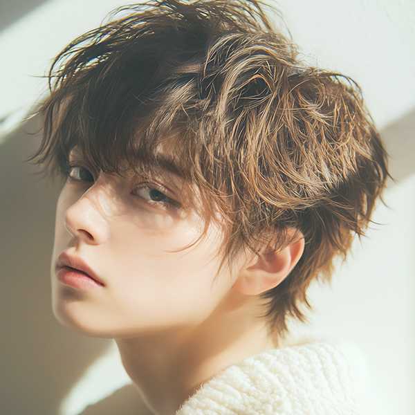 20代30代40代 マッシュ無造作モテ髪カジュアルパーマ