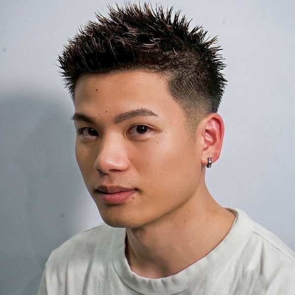 ビジネスマンにオススメ攻めない！刈り上げスパイキーショート！|ヒロ銀座BARBER SHOP 秋葉原店