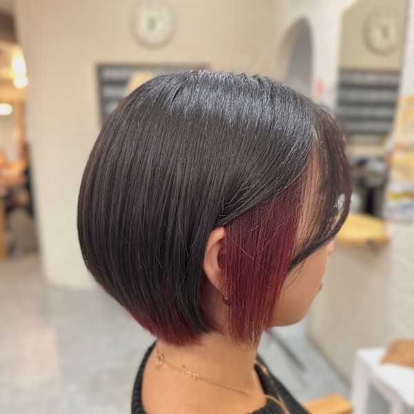 ショート×インナーカラー|HAIR SALON ROPE’