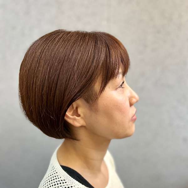 ひし形ショートボブ