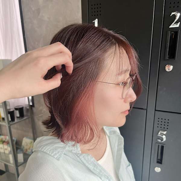 イヤリングカラーコーラルピンク！〈伊藤〉|Maison 7LOOKS 宇都宮簗瀬店