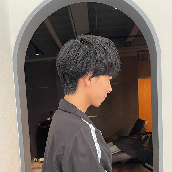 マッシュショート えりあし