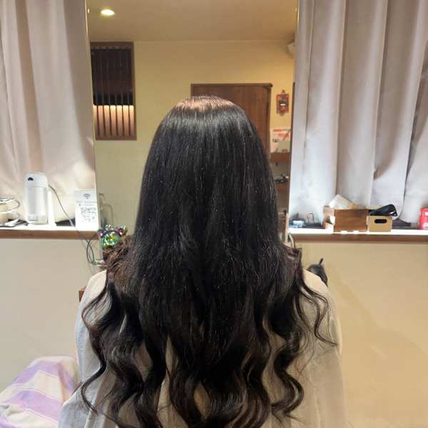 初プルエクステのお客様！