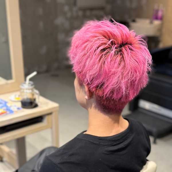 髪色楽しんでピンク！|Hair Create Office 125