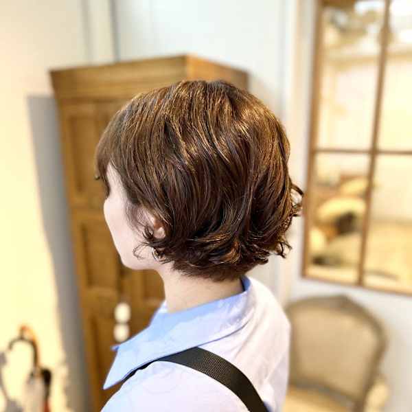 ショートボブパーマ|hair and spa palm