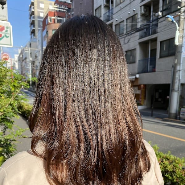 外ハネロングレイヤー