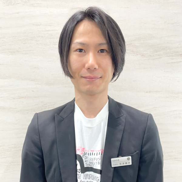 ヘアーサロン ソシエ ココリア多摩センター店【ヘアーサロン ソシエ ココリアタマセンターテン】のスタッフ紹介。笠井 健次
