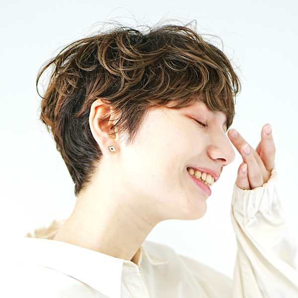 前下がりショート・ボブ/絶壁解消/前髪あり/40代/30代