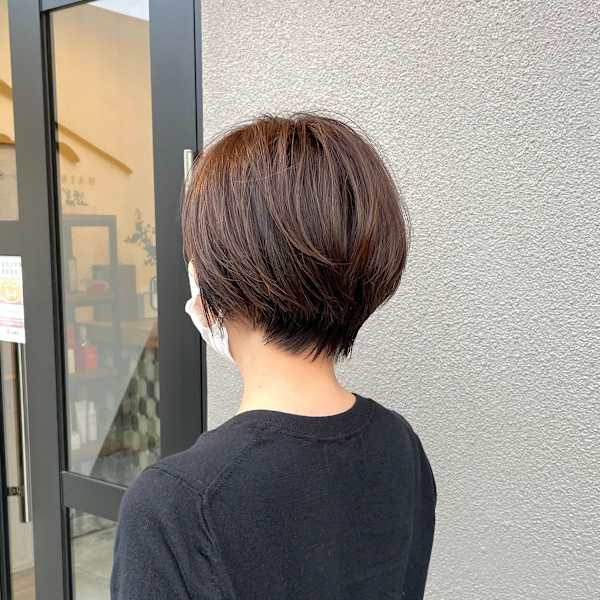 丸みショート×大人女子(白髪染め可)|Laedi