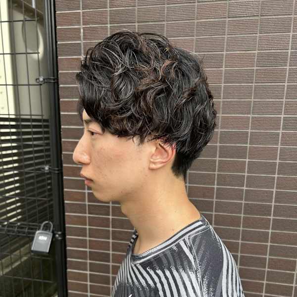 メンズ×スパイラルパーマ☆|半個室型美容室 Sourire 西新店