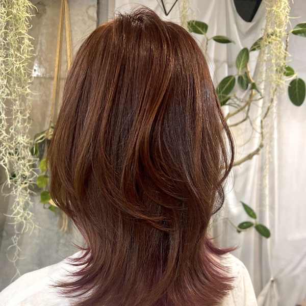 インナーボルドー　くびれハイレイヤーミディアム