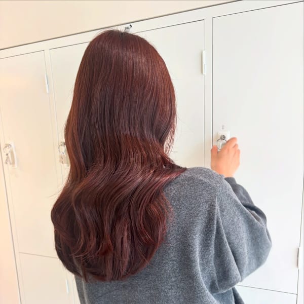 タンバルモリピンクブラウン/札幌駅髪質改善トリートメント|newi hau’oli 札幌駅前店