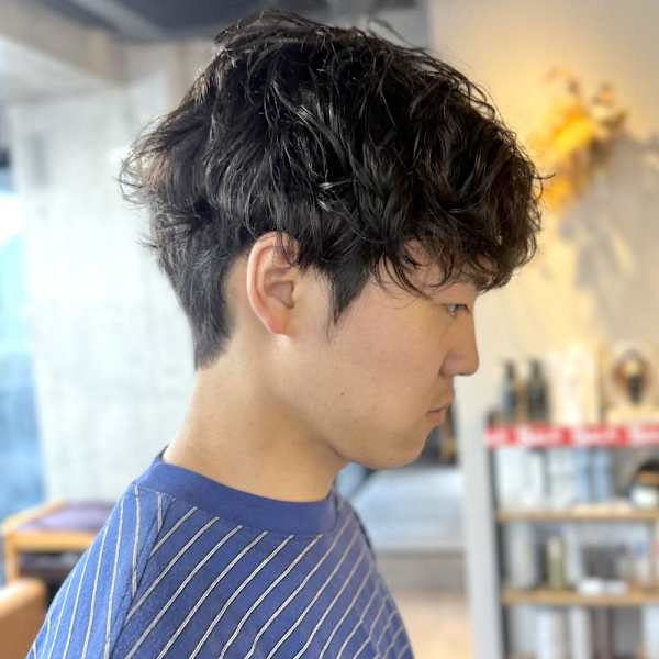 メンズパーマ|半個室型美容室 Sourire 西大分店