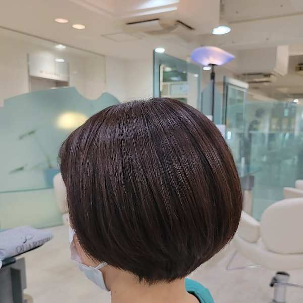 丸みショートボブ