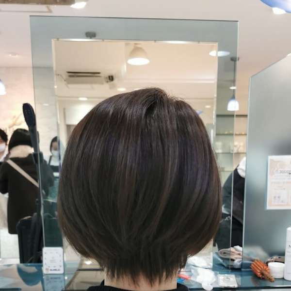 大人ショートボブ