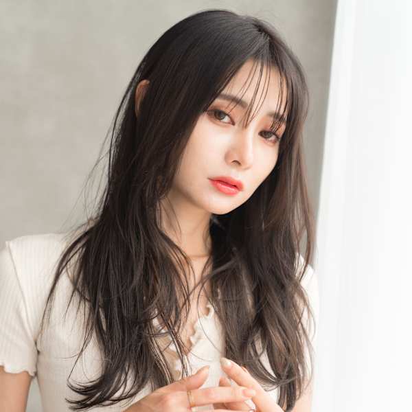 【S.BROOM】シースルーバングレイヤースタイル