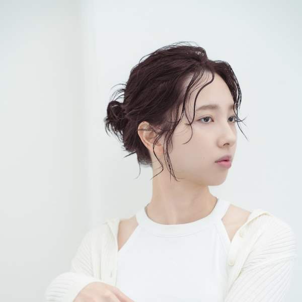 HCミディアムレイヤー×ヘアアレンジ