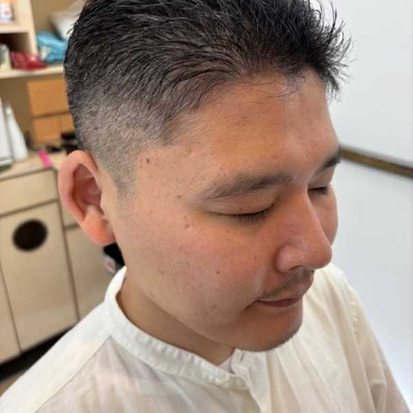 ナチュラルフェード×バックスタイル|ヘアサロン大野 iki 堂島店