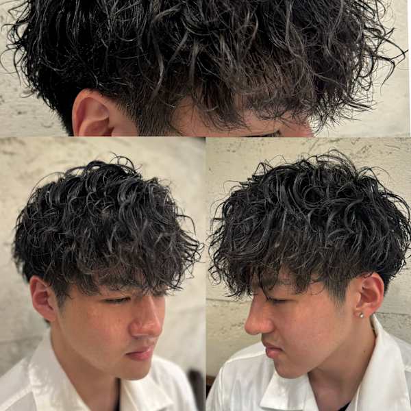 ツイストスパイラルパーマ×マッシュ