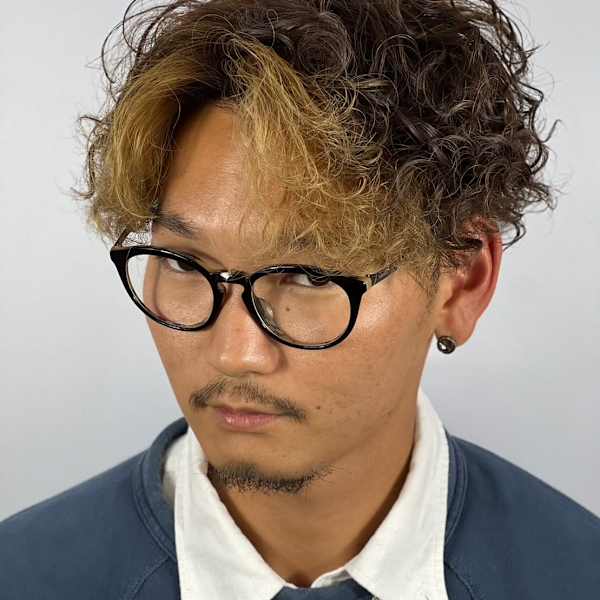 スパイラルパーマ×カラー