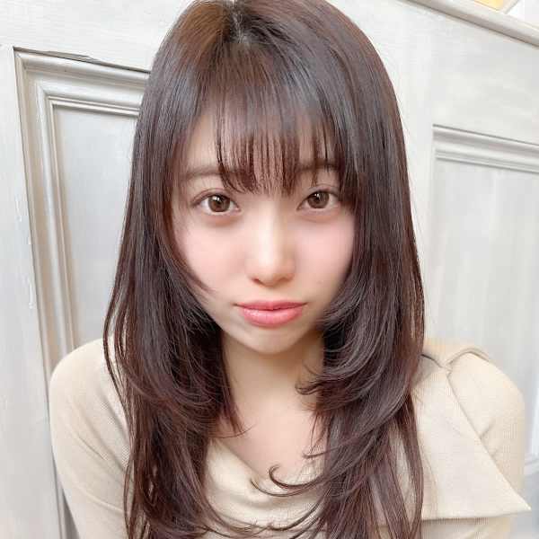 ハイレイヤー×マロンベージュ|grace hair dressing 鷹匠