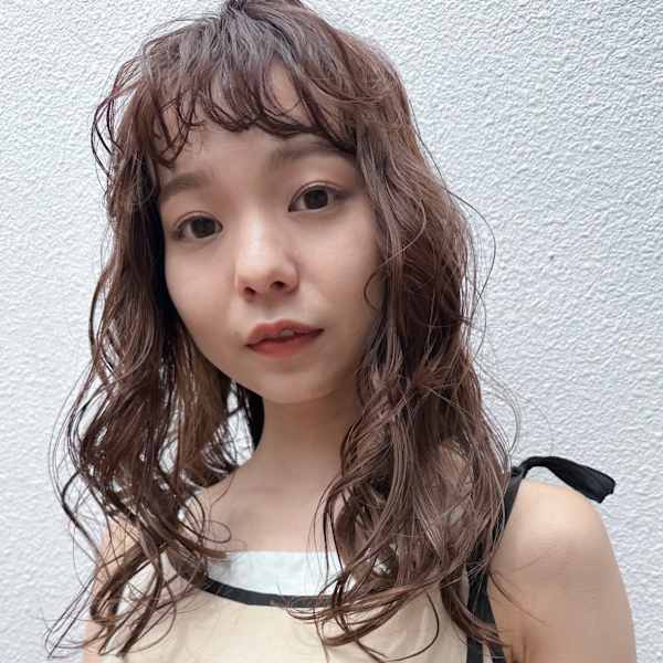 おしゃれパーマ×アッシュベージュ|grace hair dressing 鷹匠