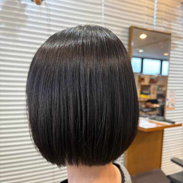 〈江戸桃海〉縮毛矯正/ストレートパーマ/ミニボブ/ボブ