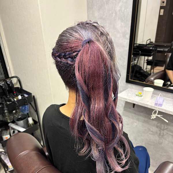 ピンク×パープル×特殊デザインカラー