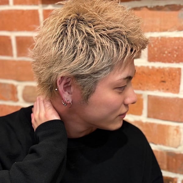 ハイトーンスパイキーショート