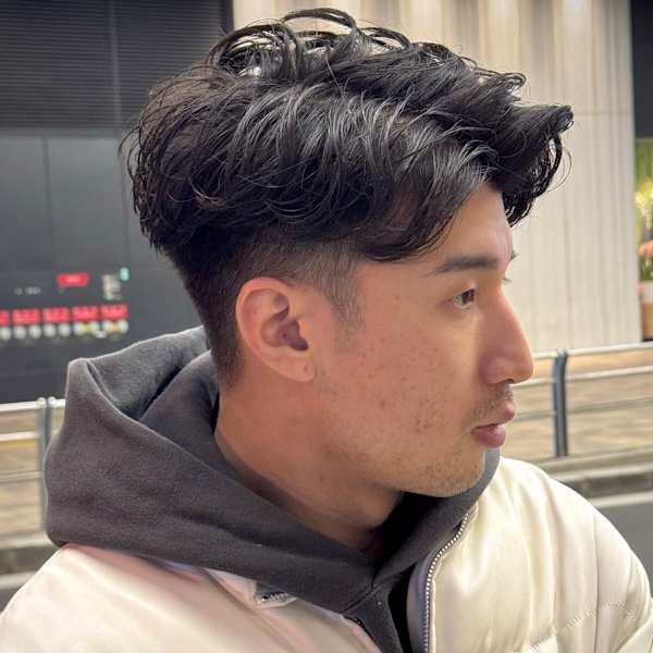 メンズパーマ×ビジネスパーマ