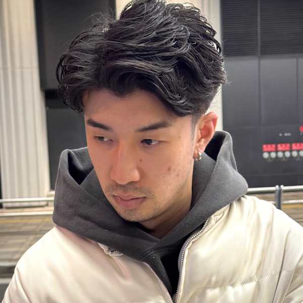 メンズパーマ×ビジネスパーマ