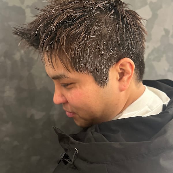 アップバングショート
