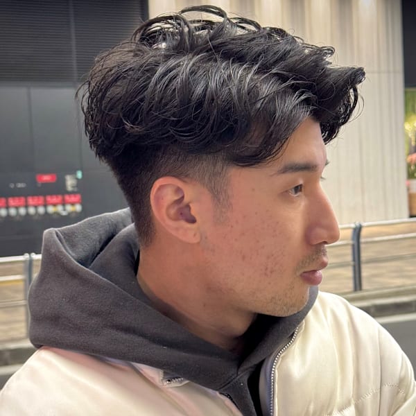 メンズパーマ×ビジネスパーマ