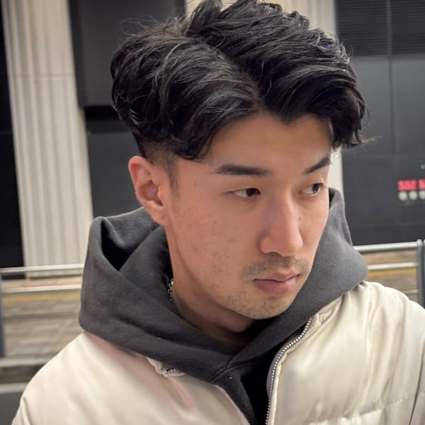 メンズパーマ×ビジネスパーマ