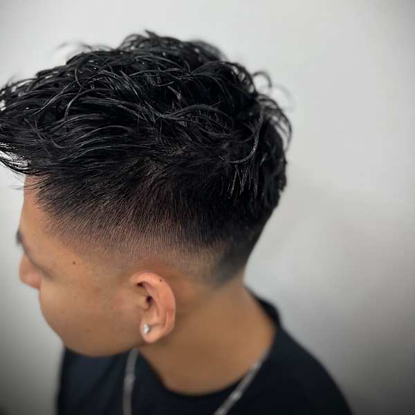 海外風スキンフェード