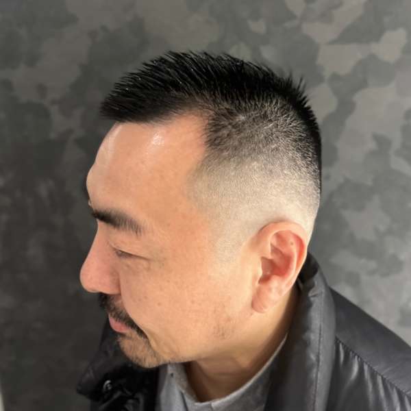 フェードソフトモヒカン