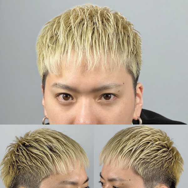 クロップスタイル×ハイトーンカラー